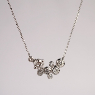 Diamonds stardust necklace