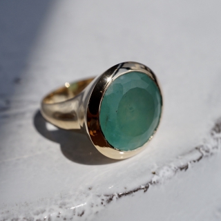 Gem silica ring