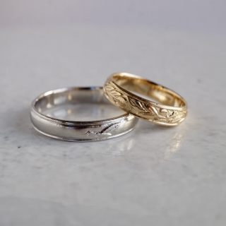 Olive wedding band