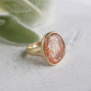 Sunstone ring