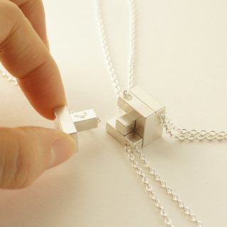 Cube necklace