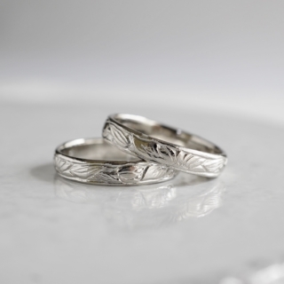 向日葵とチューリップのリング